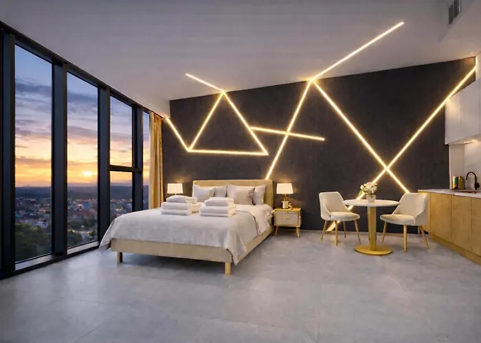 Apartamento Hanza Tower Golden Sky 24 & Pool *